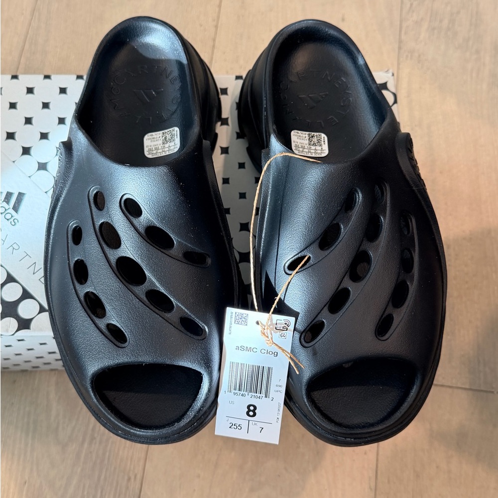 Adidas Stella McCartney Black Slides